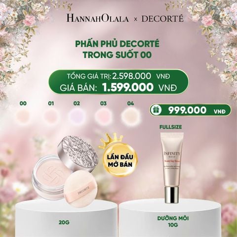  E1272_DEAL 10: PHẤN PHỦ TRONG SUỐT, HIỆU CHỈNH SẮC DA DECORTÉ 