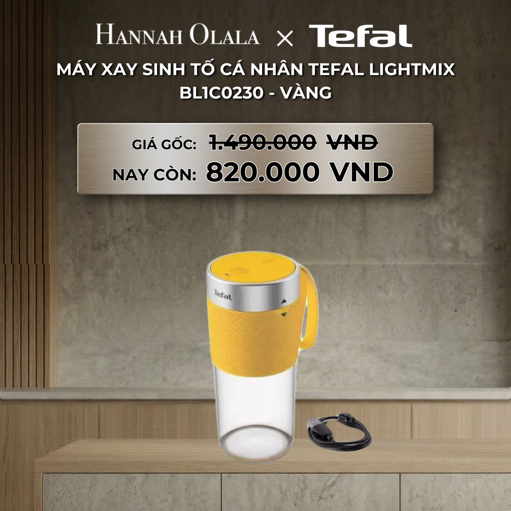  DEAL 10: MÁY XAY SINH TỐ CÁ NHÂN TEFAL LIGHTMIX 