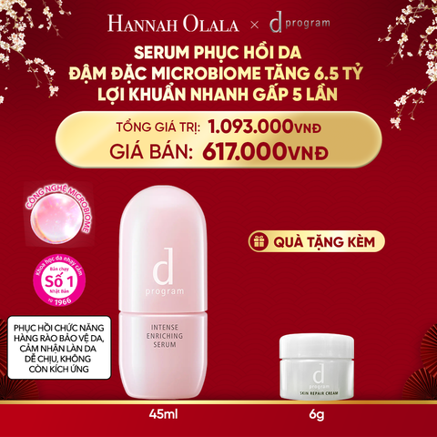  DEAL 10: SERUM GIÚP CẢI THIỆN TÌNH TRẠNG LÃO HÓA SỚM DPROGRAM INTENSE ENRICHING SERUM 45ML 