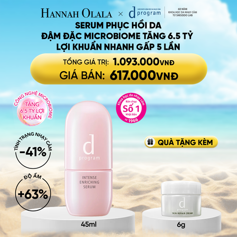  DEAL 10: SERUM GIÚP CẢI THIỆN TÌNH TRẠNG LÃO HÓA SỚM DPROGRAM INTENSE ENRICHING SERUM 45ML 