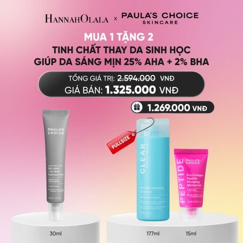  TINH CHẤT THAY DA SINH HỌC GIÚP DA SÁNG MỊN SKIN PERFECTING 25% AHA + 2% BHA EXFOLIANT PEEL 30ML - DEAL 10_A764 