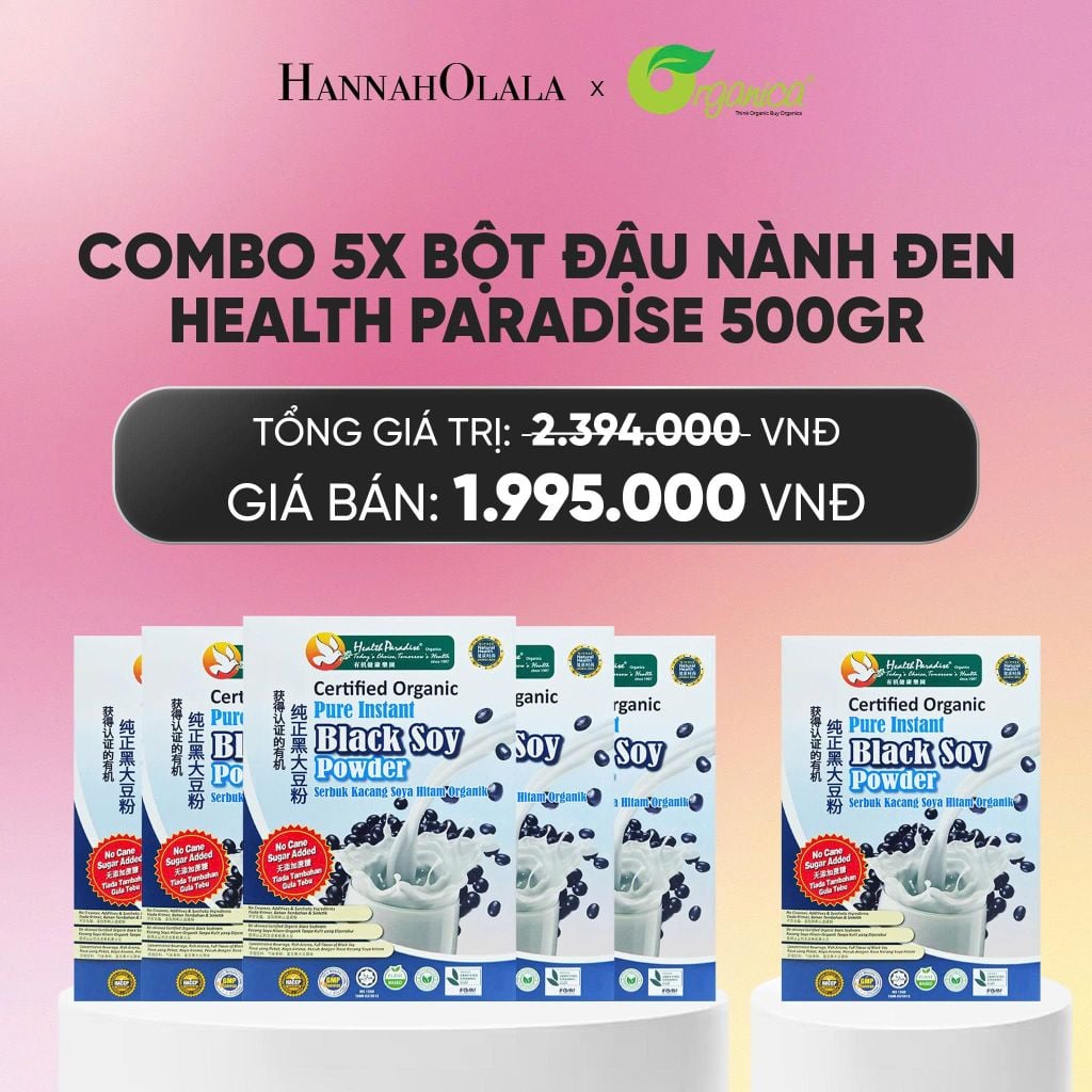  BỘT ĐẬU NÀNH ĐEN HỮU CƠ HEALTH PARADISE - DEAL 10_A814 