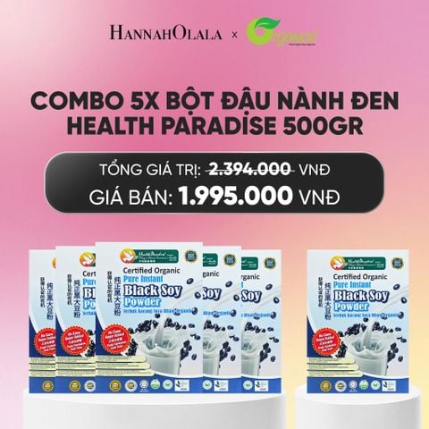  BỘT ĐẬU NÀNH ĐEN HỮU CƠ HEALTH PARADISE - DEAL 10_A814 