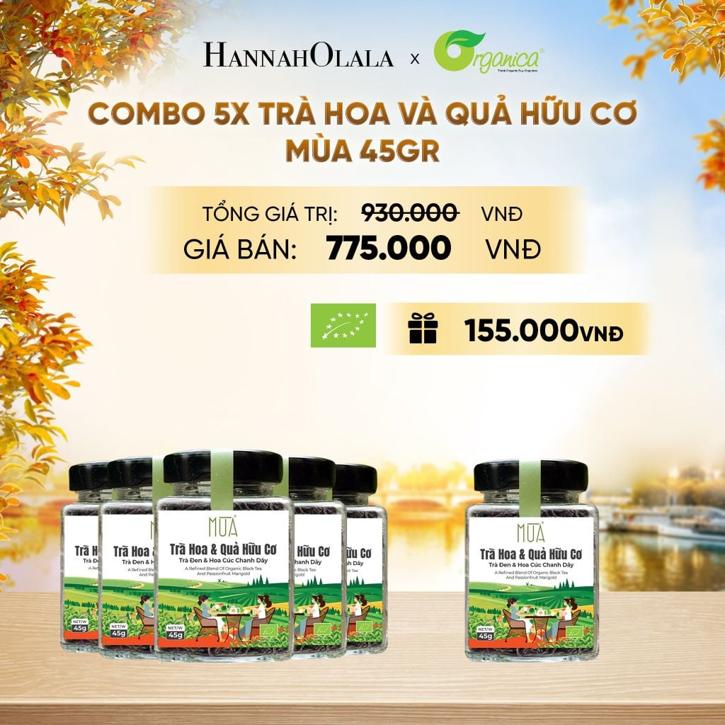  TRÀ HOA VÀ QUẢ HỮU CƠ MÙA 45GR - E567 