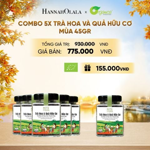  TRÀ HOA VÀ QUẢ HỮU CƠ MÙA 45GR - E567 