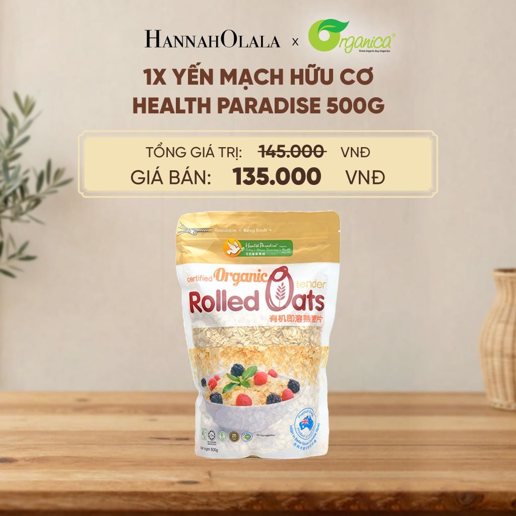  YẾN MẠCH HỮU CƠ HEALTH PARADISE 500G - D264 