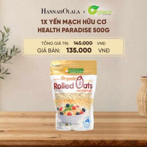 YẾN MẠCH HỮU CƠ HEALTH PARADISE 500G - D264 