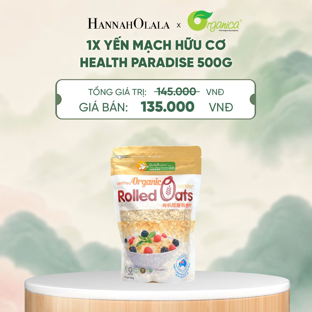  YẾN MẠCH HỮU CƠ HEALTH PARADISE 500G - A1897 