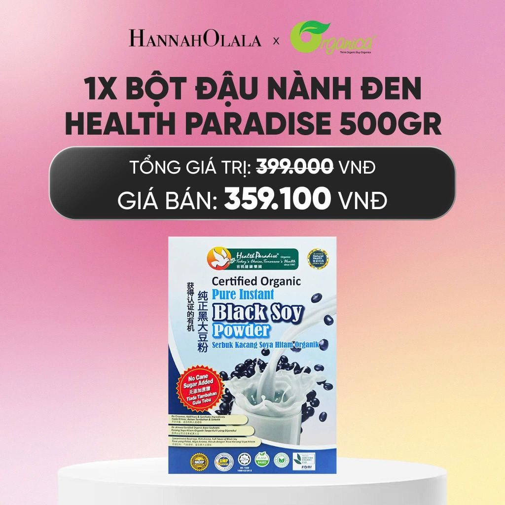  BỘT ĐẬU NÀNH ĐEN HỮU CƠ HEALTH PARADISE - DEAL 10_A814 