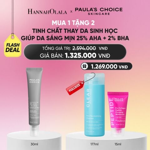  TINH CHẤT THAY DA SINH HỌC GIÚP DA SÁNG MỊN SKIN PERFECTING 25% AHA + 2% BHA EXFOLIANT PEEL 30ML - DEAL 10_ A764 