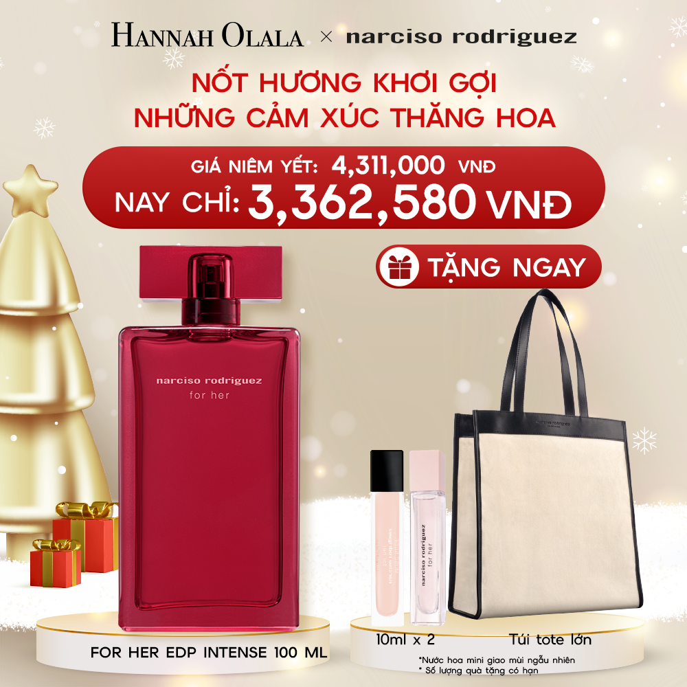  A216_DEAL 10: Nước Hoa nữ Narciso Rodriguez For Her Eau De Parfum Intense 100ml 
