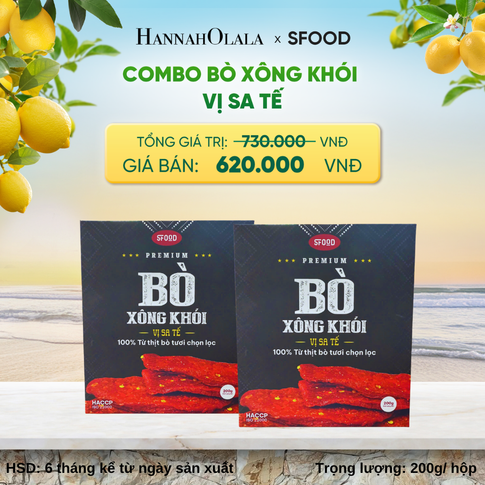  COMBO BÒ XÔNG KHÓI – VỊ SA TẾ DEAL 10: A3003 