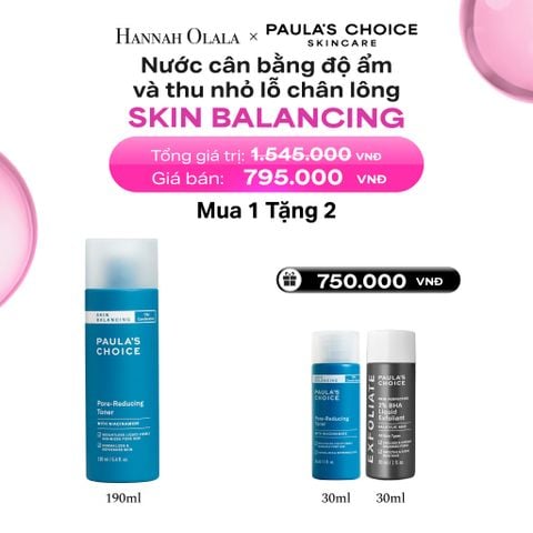  NƯỚC CÂN BẰNG ĐỘ ẨM VÀ ĐIỀU CHỈNH LỖ CHÂN LÔNG 190ML - DEAL 10 - B2 