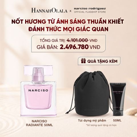  NƯỚC HOA NỮ NARCISO RODRIGUEZ NARCISO EAU DE PARFUM RADIANTE 50ML - DEAL 10 