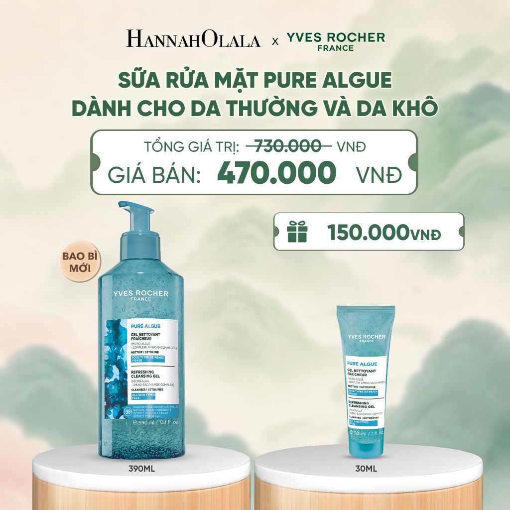  SỮA RỬA MẶT PURE ALGUE DÀNH CHO DA THƯỜNG VÀ DA KHÔ - A525 