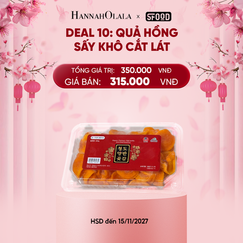  DEAL 10: QUẢ HỒNG SẤY KHÔ CẮT LÁT [CHỈ GIAO KHU VỰC TP.HCM] 