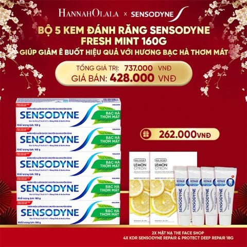  DEAL 10: BỘ 5 KDR SSD FRESH MINT 160G 