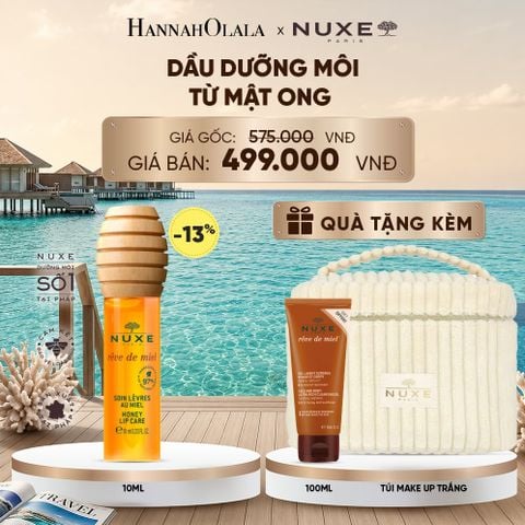  DẦU DƯỠNG MÔI MẬT ONG NUXE REVE DE MIEL HONEY LIP CARE 10ML 