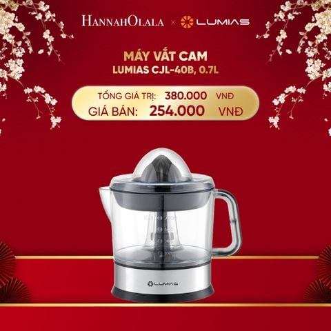  DEAL 10: MÁY VẮT CAM 0,7L LUMIAS CJL-40B 