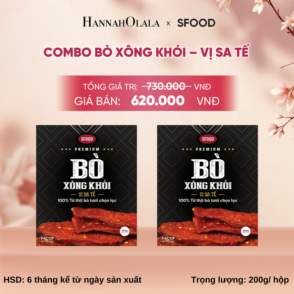  COMBO 2 BÒ XÔNG KHÓI – VỊ SA TẾ DEAL 10 - A171 