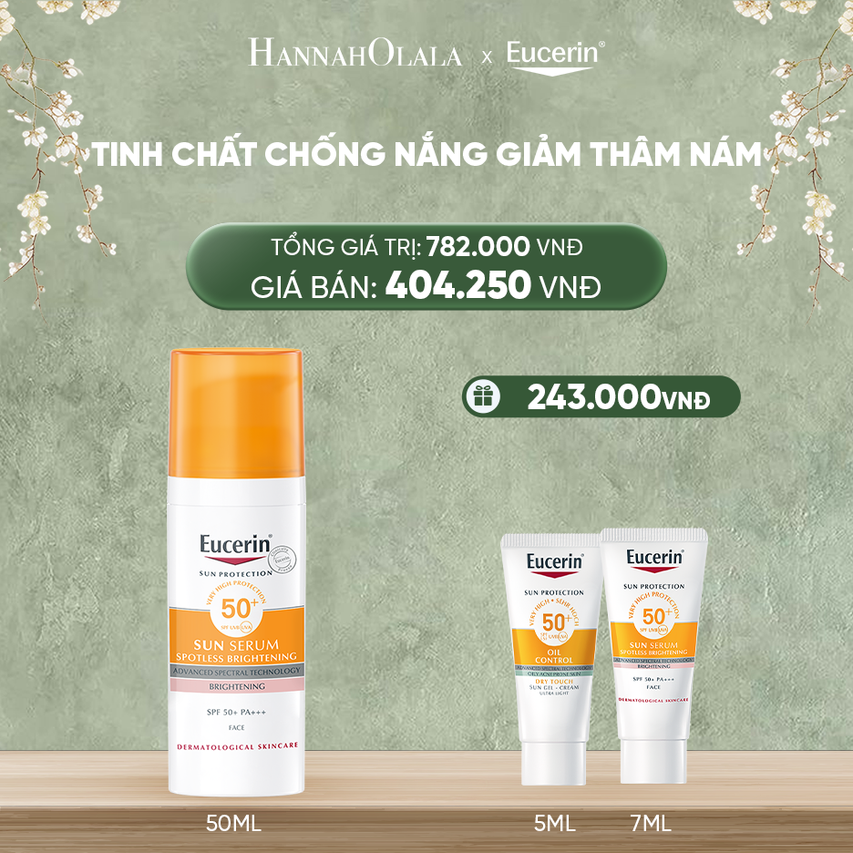  DEAL 10: TINH CHẤT CHỐNG NẮNG EUCERIN SPOTLESS BRIGHTENING SERUM SPF50+ 