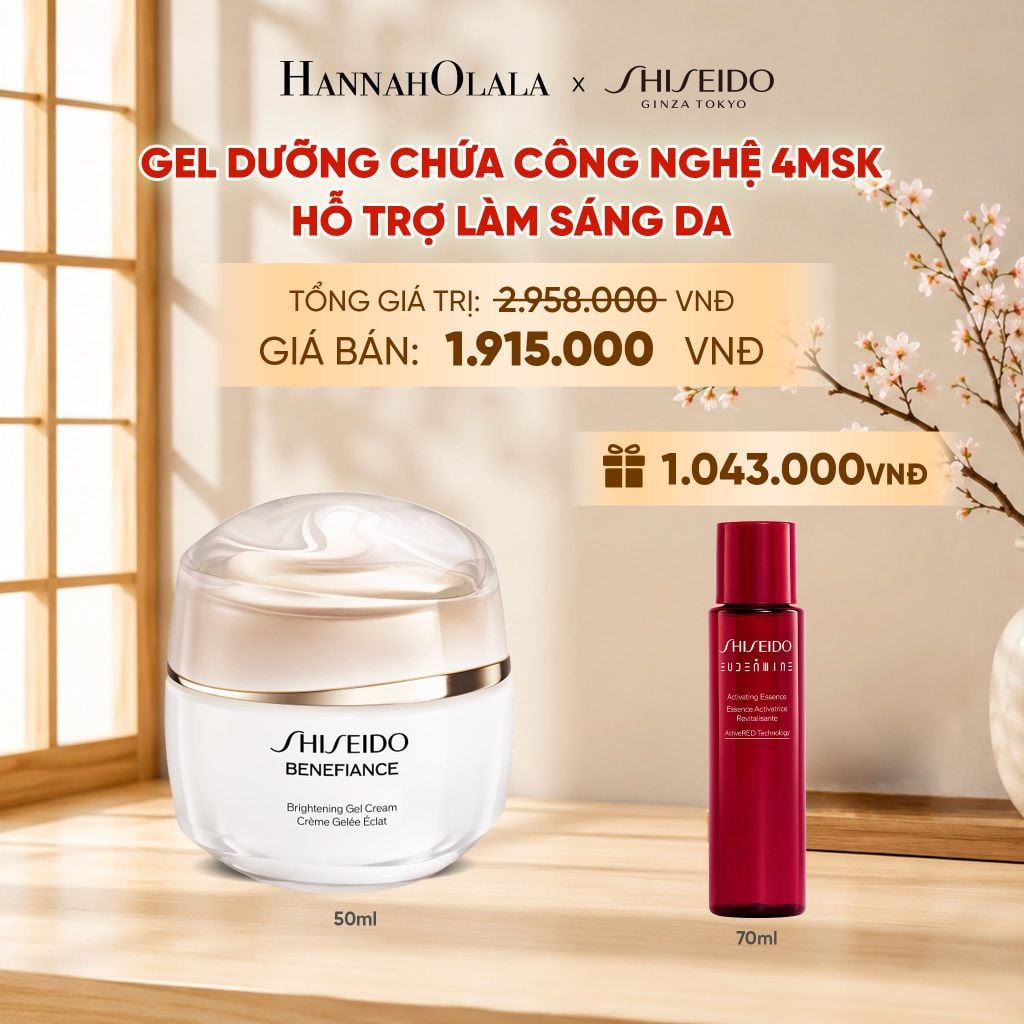  GEL DƯỠNG TRẮNG DA SHISEIDO BENEFIANCE BRIGHTENING GEL CREAM 50ML - DEAL 10 