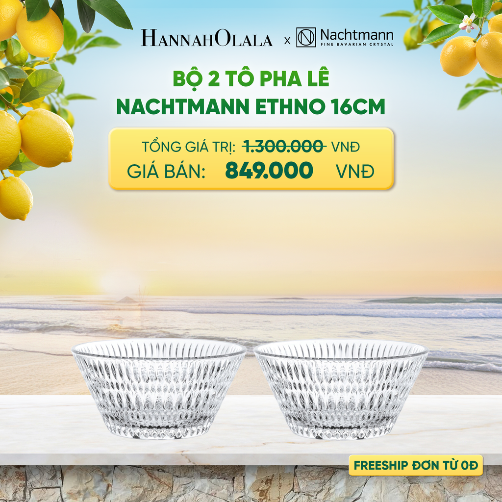 BỘ 2 TÔ PHA LÊ NACHTMANN ETHNO 16CM - DEAL 10 