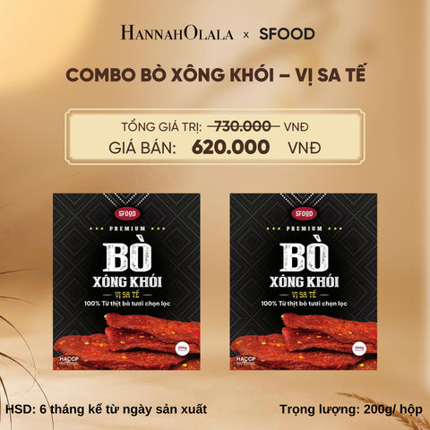  COMBO 2 BÒ XÔNG KHÓI – VỊ SA TẾ DEAL 10 - E49 