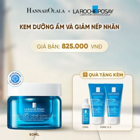  KEM DƯỠNG ẨM VÀ MỜ NẾP NHĂN LA ROCHE-POSAY HYALU B5 50ML - A295 