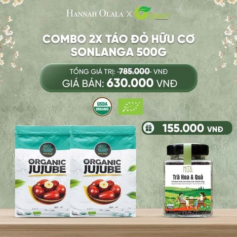  DEAL 10: COMBO TÁO ĐỎ KỶ TỬ HỮU CƠ 