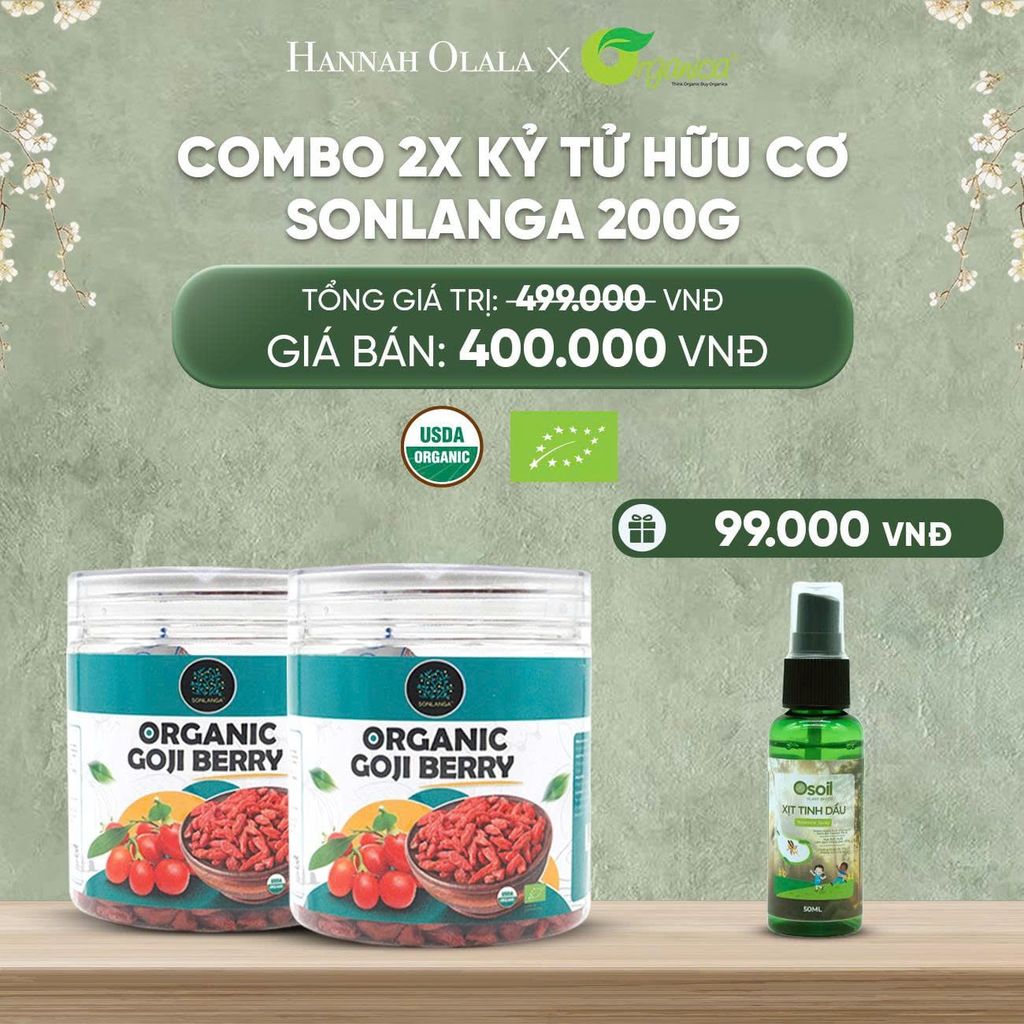  DEAL 10: COMBO TÁO ĐỎ KỶ TỬ HỮU CƠ 