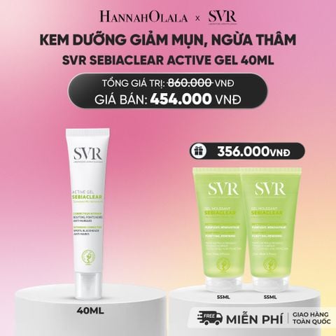  KEM DƯỠNG GIẢM MỤN, NGỪA THÂM SVR SEBIACLEAR ACTIVE GEL 40ML - DEAL 10_A429 
