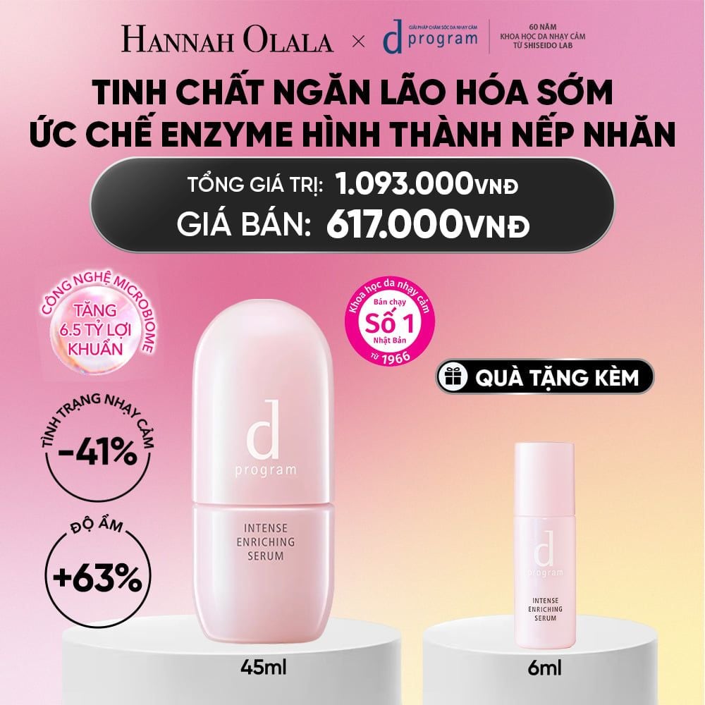  SERUM GIÚP CẢI THIỆN TÌNH TRẠNG LÃO HÓA SỚM DPROGRAM INTENSE ENRICHING SERUM 45ML - DEAL 10_A1727 