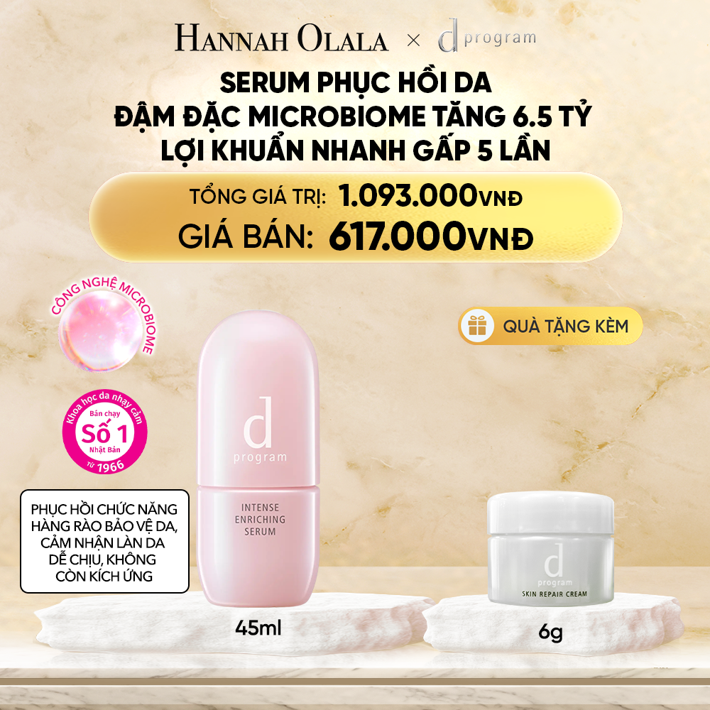  DEAL 10: SERUM GIÚP CẢI THIỆN TÌNH TRẠNG LÃO HÓA SỚM DPROGRAM INTENSE ENRICHING SERUM 45ML 