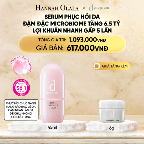  DEAL 10: SERUM GIÚP CẢI THIỆN TÌNH TRẠNG LÃO HÓA SỚM DPROGRAM INTENSE ENRICHING SERUM 45ML 
