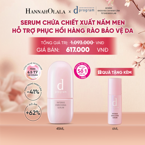  SERUM GIÚP CẢI THIỆN TÌNH TRẠNG LÃO HÓA SỚM DPROGRAM INTENSE ENRICHING SERUM 45ML - DEAL 10 - A1713 