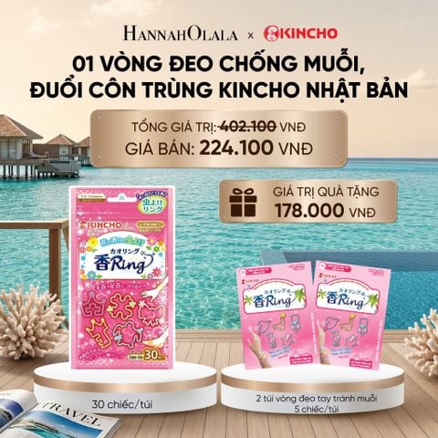  VÒNG ĐEO CHỐNG MUỖI, ĐUỔI CÔN TRÙNG KINCHO NHẬT BẢN_ A1331_ D832 