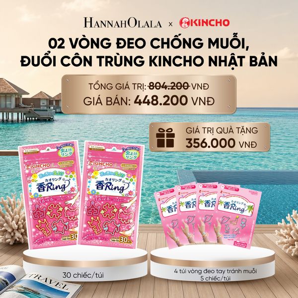  VÒNG ĐEO CHỐNG MUỖI, ĐUỔI CÔN TRÙNG KINCHO NHẬT BẢN_ A1331_ D832 