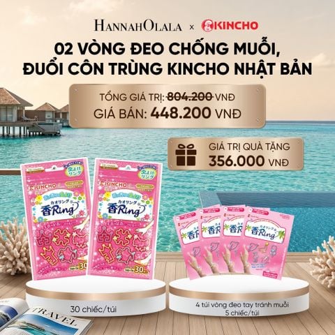  VÒNG ĐEO CHỐNG MUỖI, ĐUỔI CÔN TRÙNG KINCHO NHẬT BẢN_ A1331_ D832 
