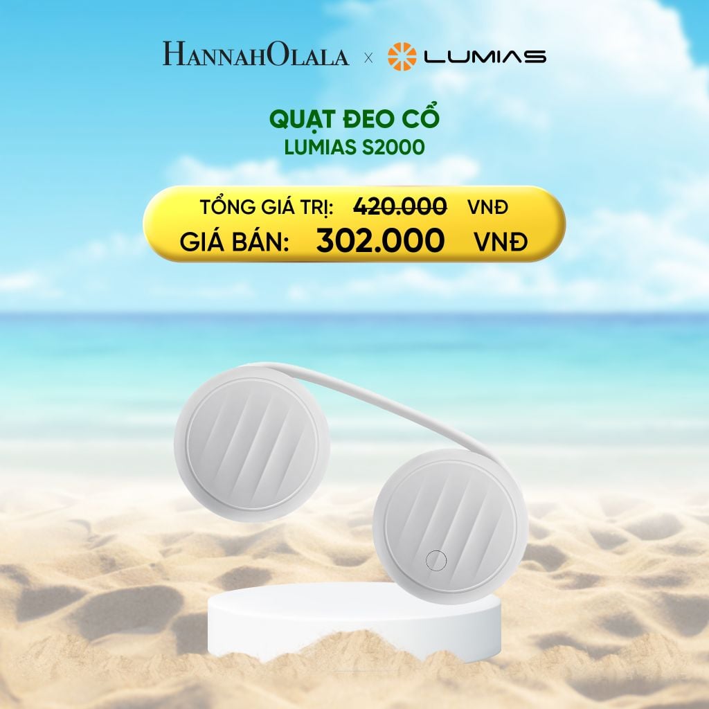  DEAL 11: QUẠT ĐEO CỔ LUMIAS S2000 
