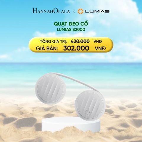  DEAL 11: QUẠT ĐEO CỔ LUMIAS S2000 