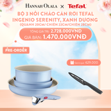  A837_DEAL 11: [PRE-ORDER] BỘ 3 NỒI CHẢO CÁN RỜI TEFAL INGENIO SERENITY L827S404, QUÁNH 20CM/ CHIÊN 22CM/CHIÊN 28CM 
