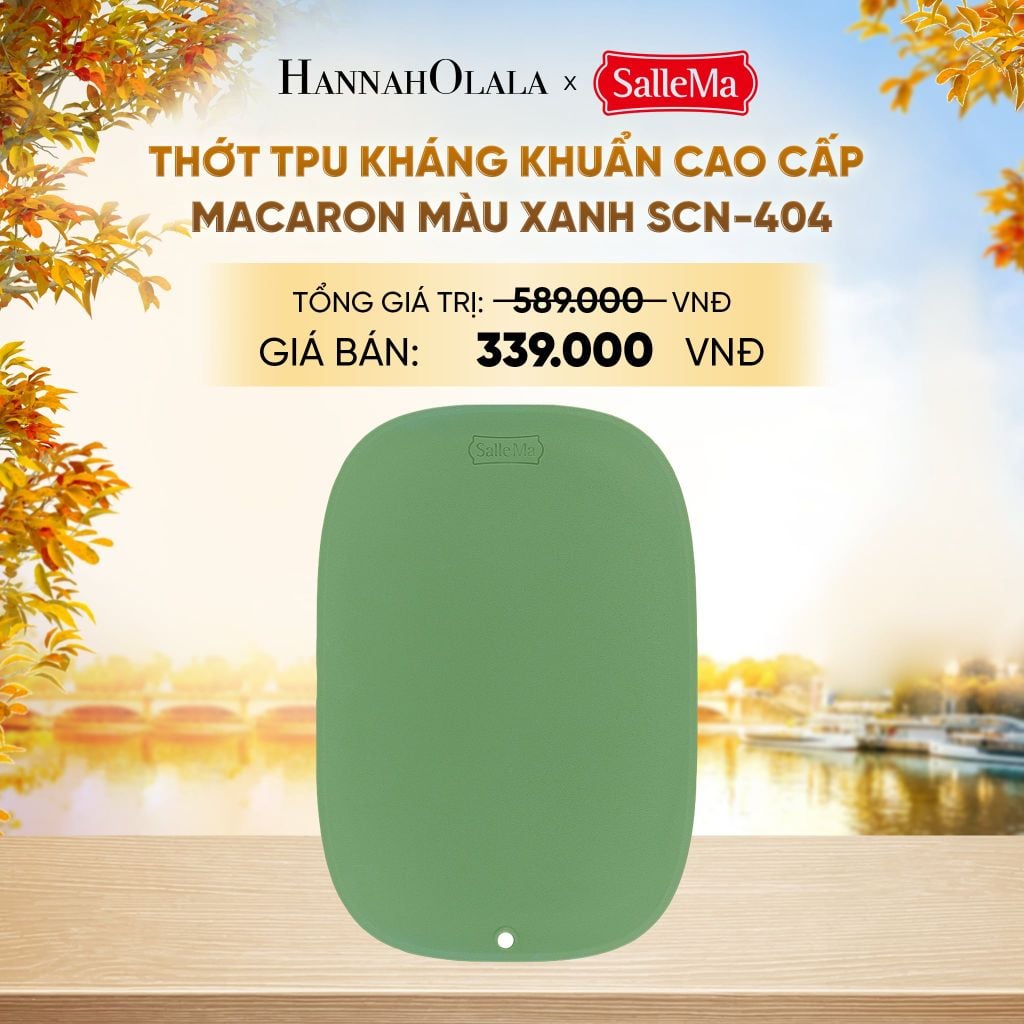  THỚT TPU KHÁNG KHUẨN CAO CẤP SALLEMA MACARON - DEAL 11 - E1669 