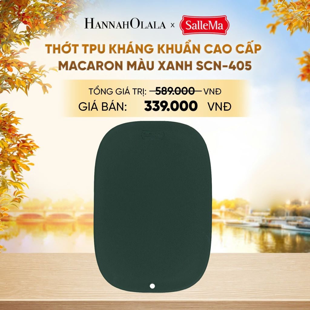  THỚT TPU KHÁNG KHUẨN CAO CẤP SALLEMA MACARON - DEAL 11 - E1669 