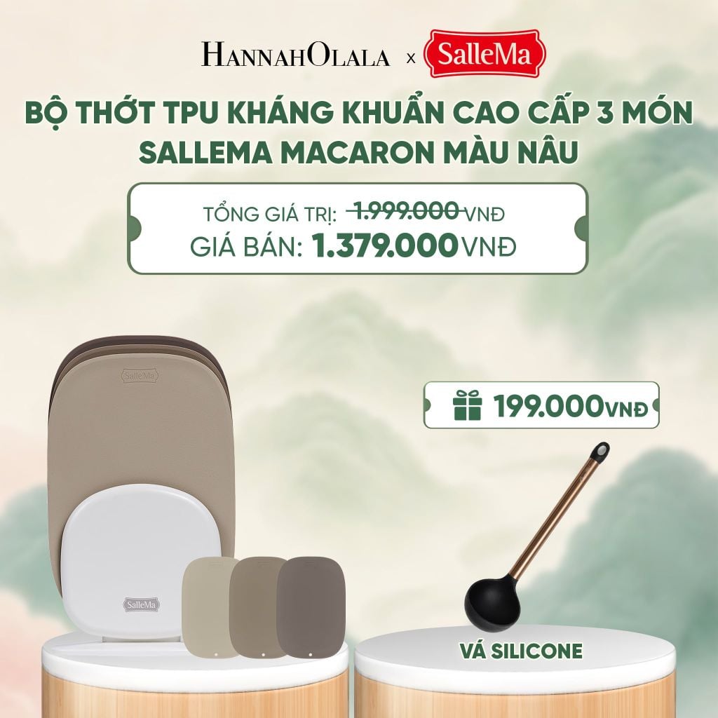  THỚT TPU KHÁNG KHUẨN CAO CẤP SALLEMA MACARON - DEAL 11 - A2156 
