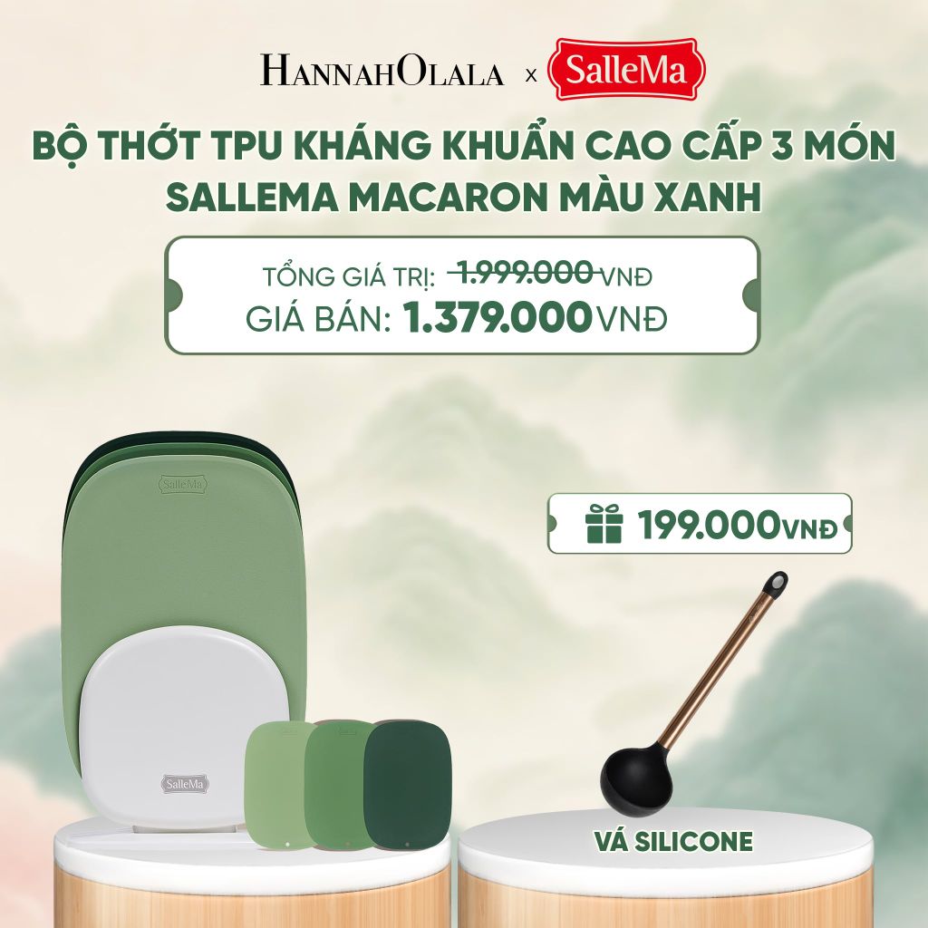  THỚT TPU KHÁNG KHUẨN CAO CẤP SALLEMA MACARON - DEAL 11 - A2156 