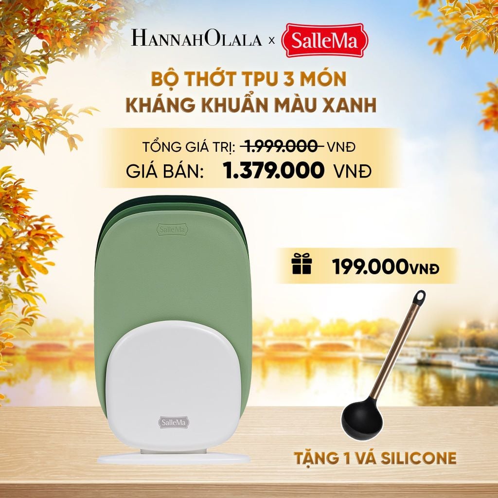  THỚT TPU KHÁNG KHUẨN CAO CẤP SALLEMA MACARON - DEAL 11 - E1669 