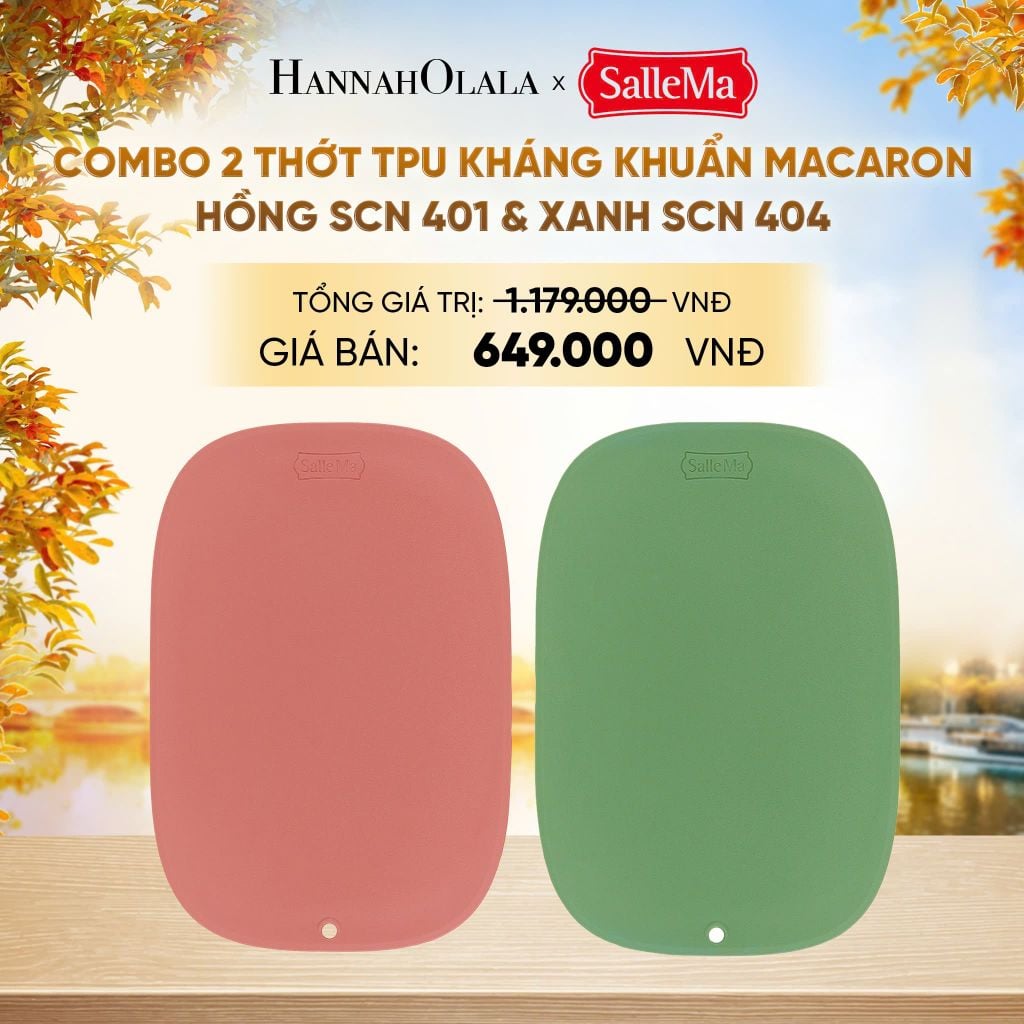  THỚT TPU KHÁNG KHUẨN CAO CẤP SALLEMA MACARON - DEAL 11 - E1669 