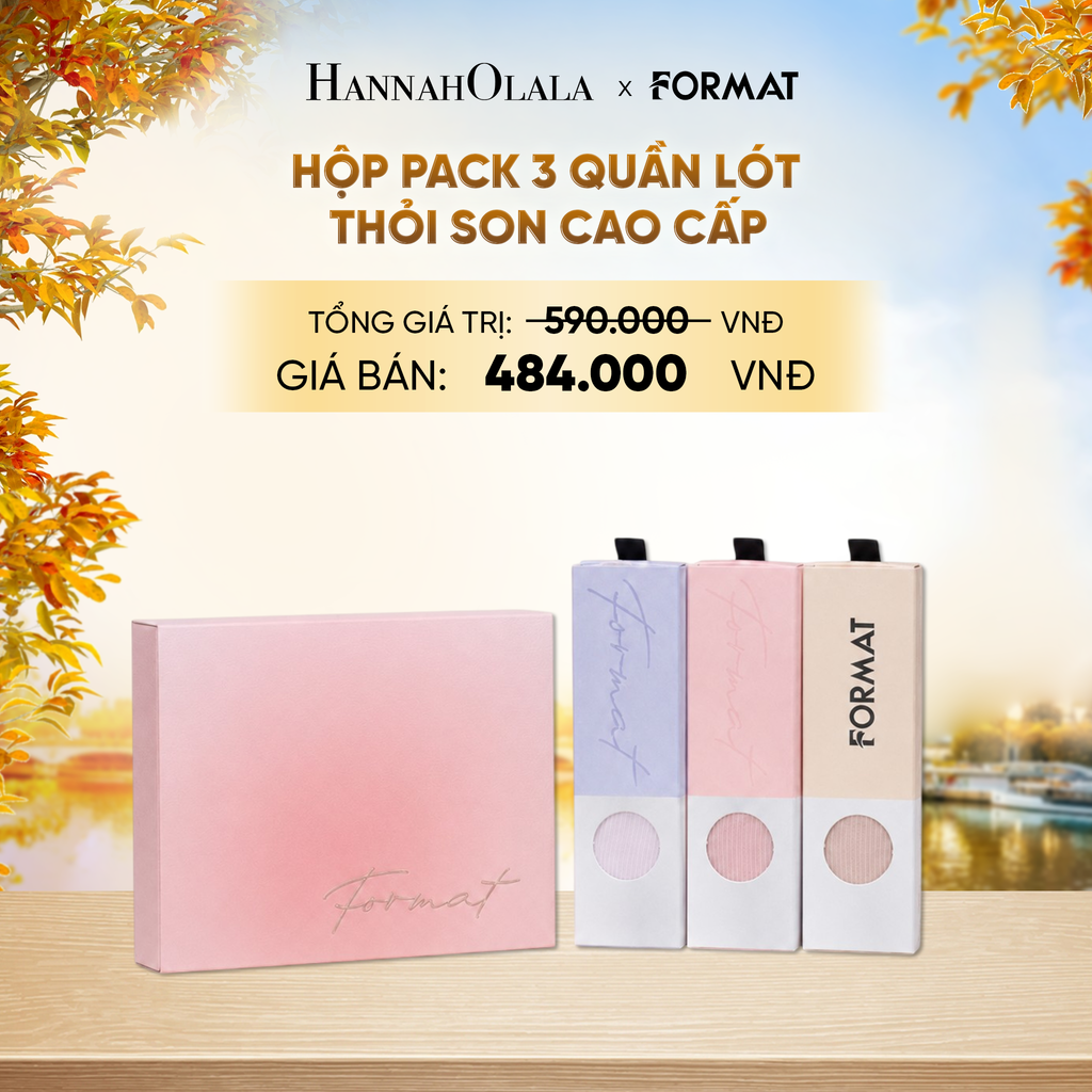  PACK 3 QUẦN LÓT TÀNG HÌNH THỎI SON PREMIUM FORMAT - 10006485 - DEAL 11 - E1036 