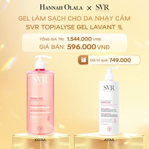  K11_DEAL 11: GEL LÀM SẠCH CHO DA NHẠY CẢM, DA KHÔ VÀ VIÊM DA CƠ ĐỊA SVR TOPIALYSE GEL LAVANT 1L 